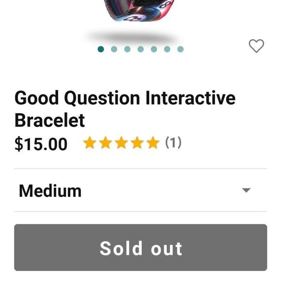 ZOX "GOOD QUESTION" #589 INTERACTIVE 8BALL App Excl NEW Collectible Wristband - Picture 8 of 16